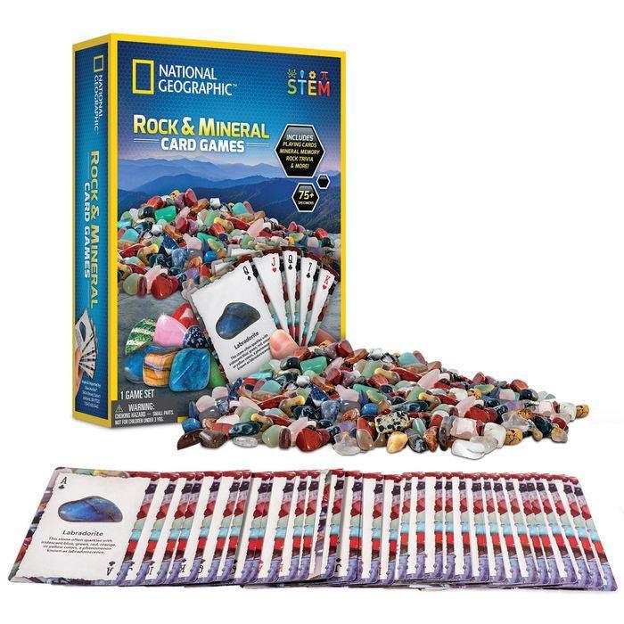 National Geographic Rock & Mineral Card Games-Blue Marble-The Red Balloon Toy Store