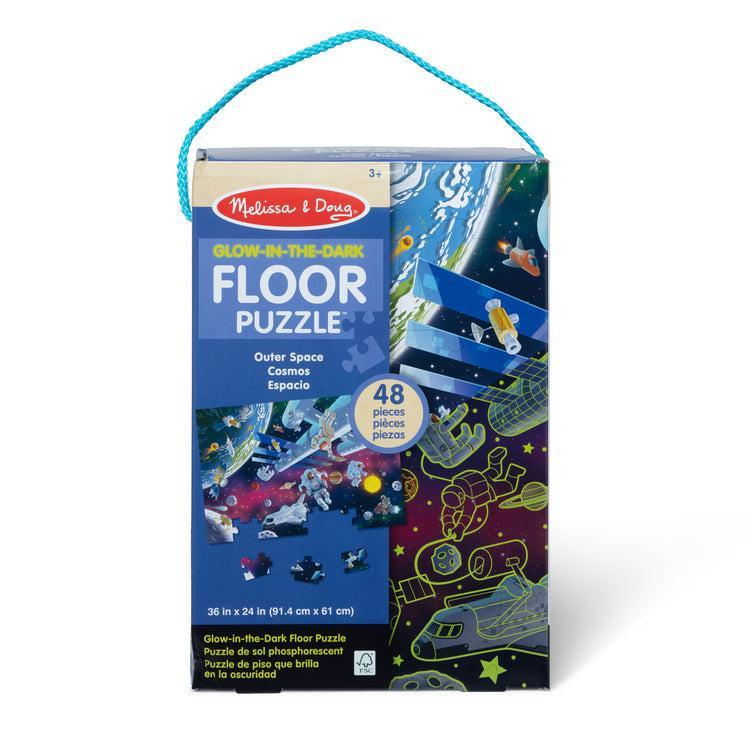 Outer Space Glow in the Dark Floor Puzzle-Melissa & Doug-The Red Balloon Toy Store