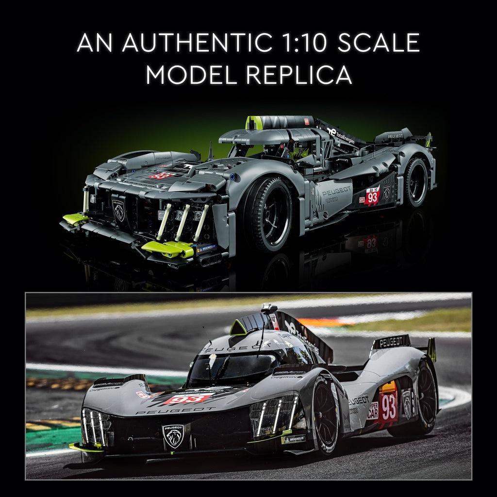 an authentic 1:10 scale model replica