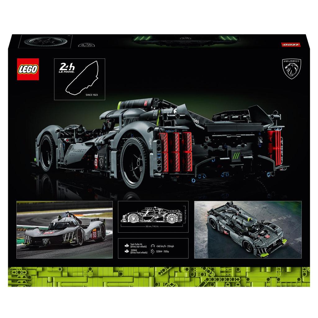 the back of the box shows the model car with pictures of the real car