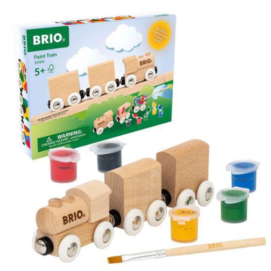 Paint Train Brio-The Red Balloon Toy Store-The Red Balloon Toy Store