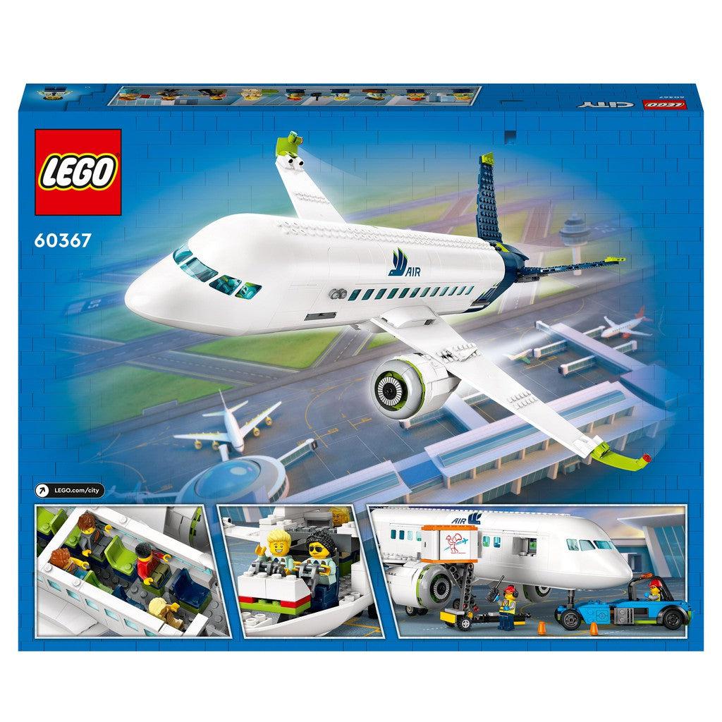 the back of the box shows the aeroplane taking off into the sky