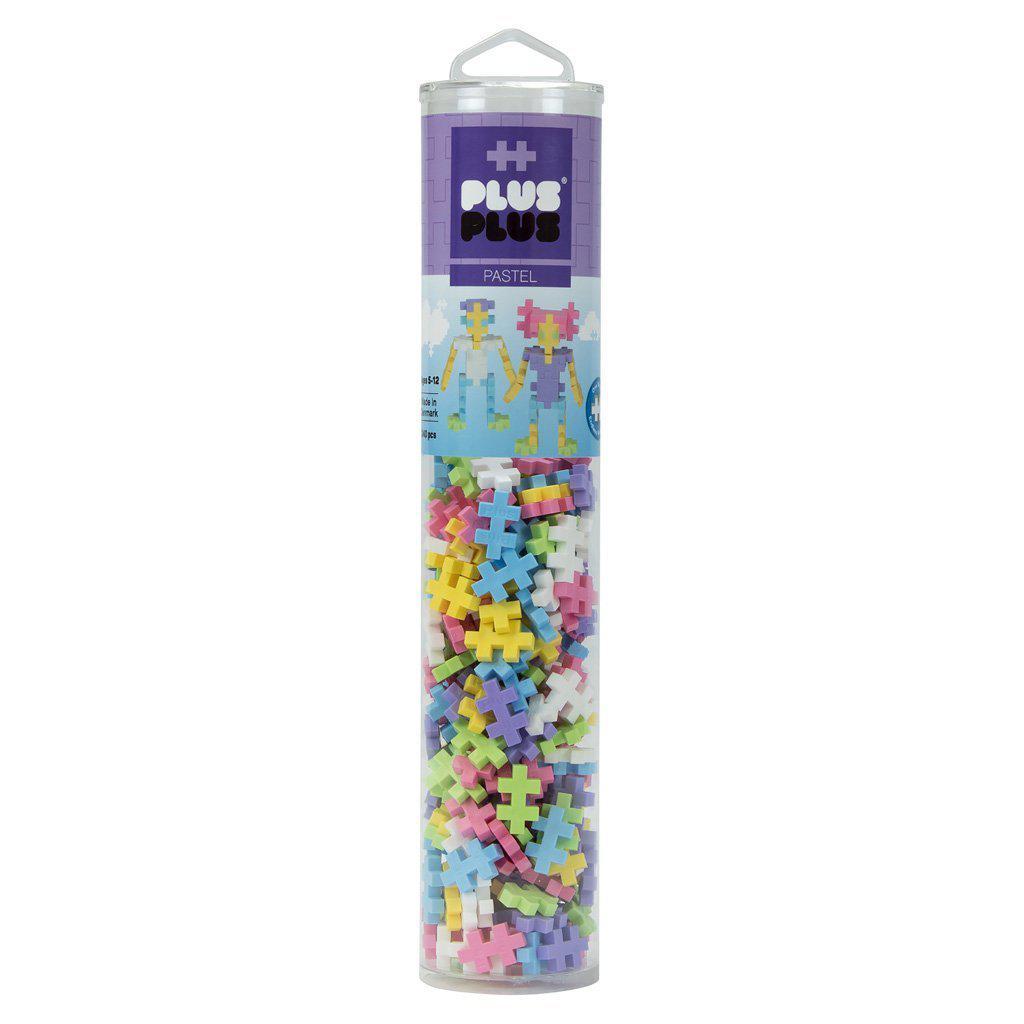 Open Play Tube - 240pc Pastel Mix-Plus-Plus-The Red Balloon Toy Store