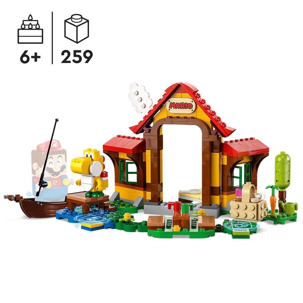 for ages 6+ with 259 LEGO pieces inside