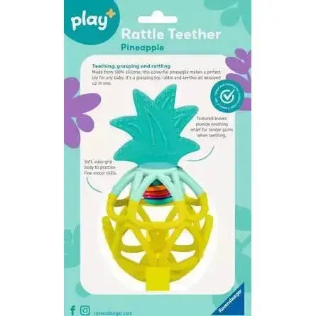 Pineapple Rattle Teether-Ravensburger-The Red Balloon Toy Store