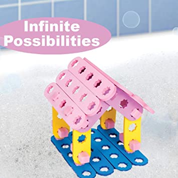 Shows that with this toy, there is infinite possibilities of things you can create and build. 