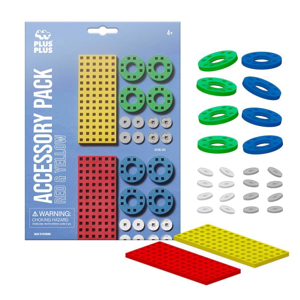 Plus-Plus Accessory Pack: Red & Yellow-Plus-Plus-The Red Balloon Toy Store