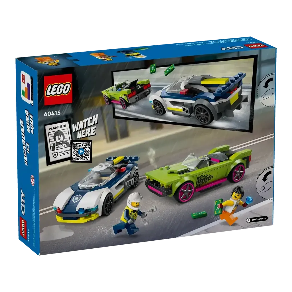 Police Car and Muscle Car Chase-LEGO-The Red Balloon Toy Store