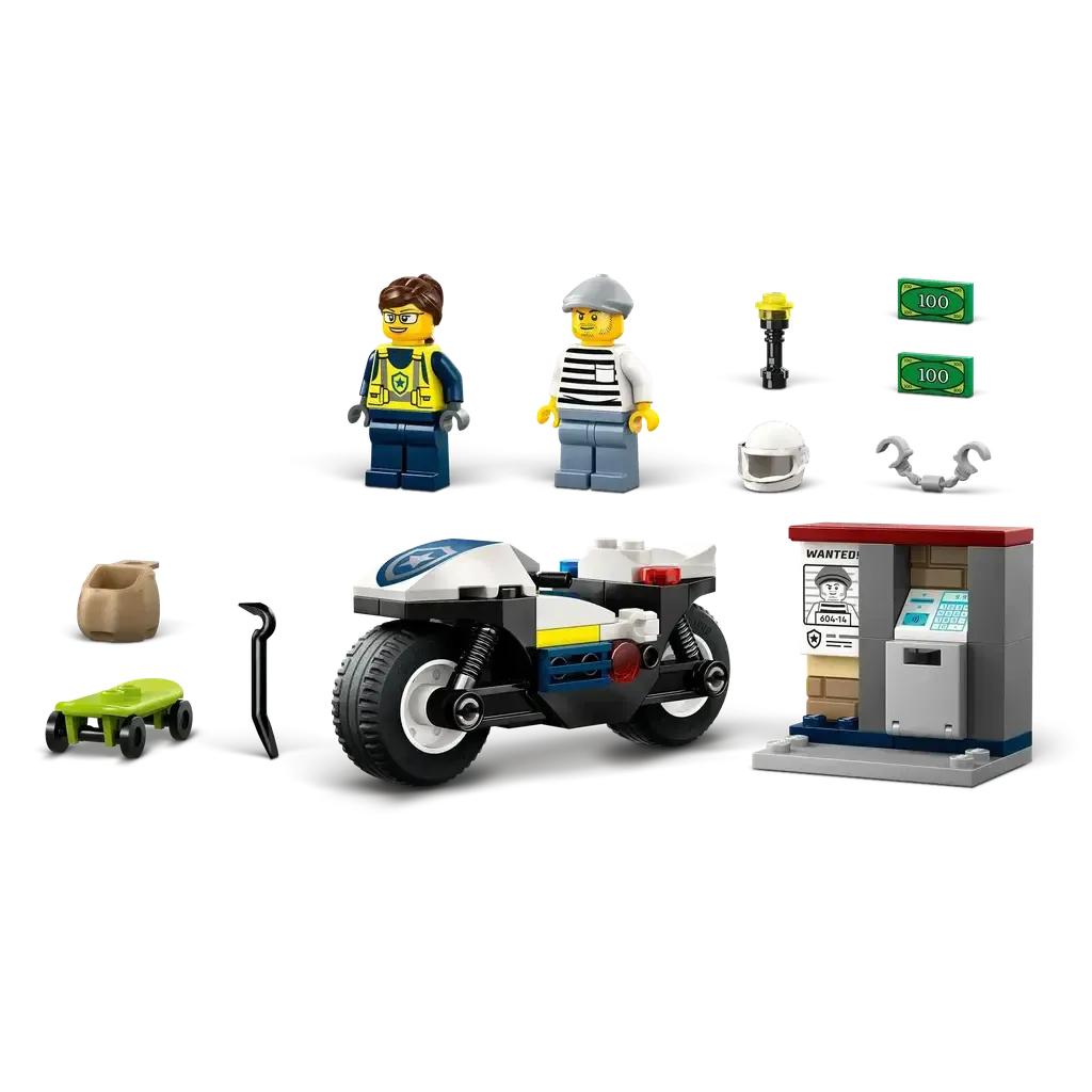 Police Motorcycle Chase-LEGO-The Red Balloon Toy Store