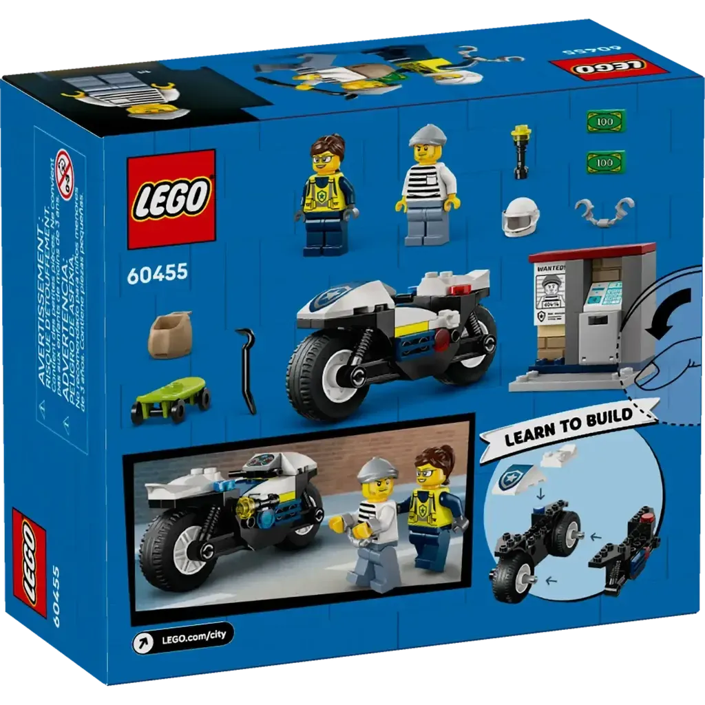 Police Motorcycle Chase-LEGO-The Red Balloon Toy Store