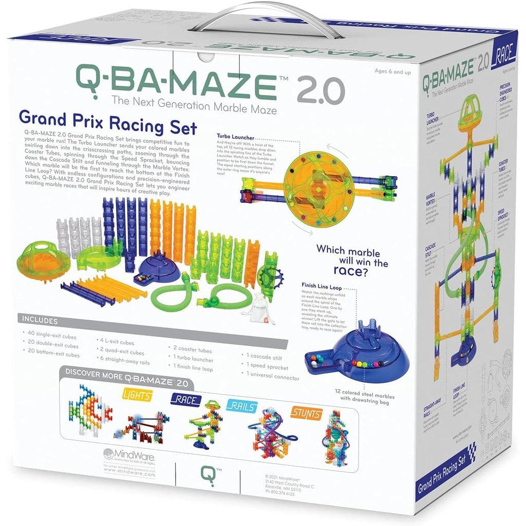 Q-BA-MAZE Grand Prix Racing Set-MindWare-The Red Balloon Toy Store