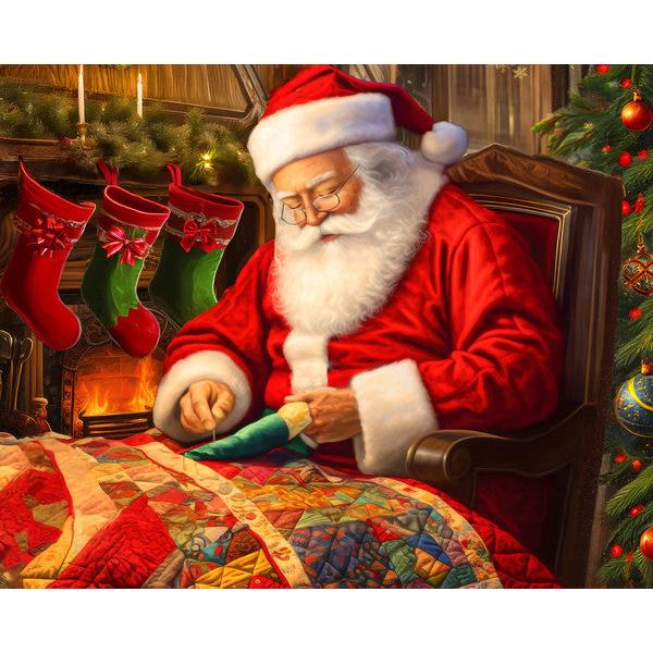 Quilting Santa-Springbok puzzles-The Red Balloon Toy Store