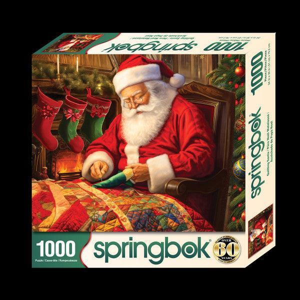 Quilting Santa-Springbok puzzles-The Red Balloon Toy Store