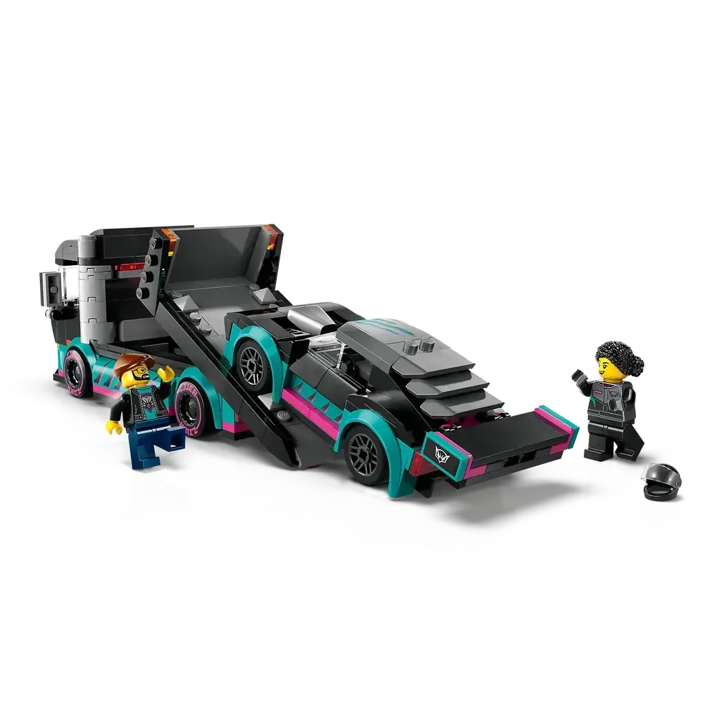 Race Car and Car Carrier Truck-LEGO-The Red Balloon Toy Store