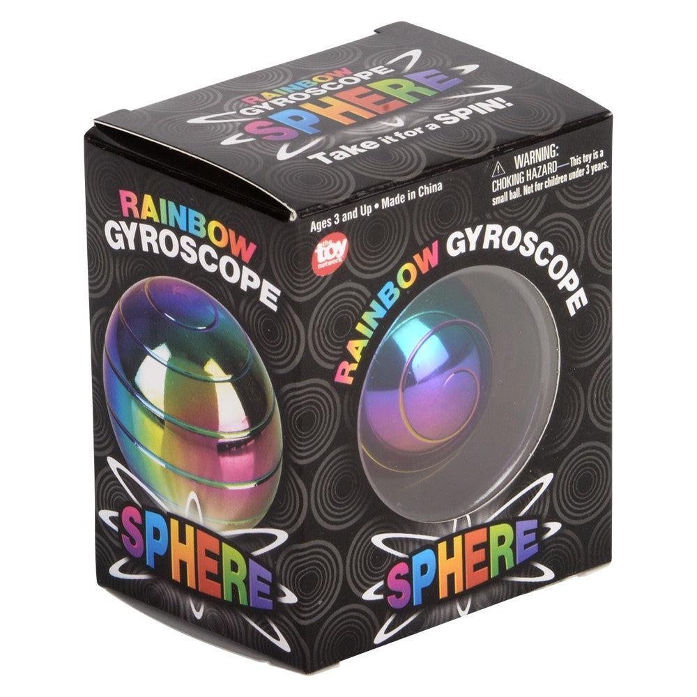 image shows the black box of the rainbow gyroscope sphere