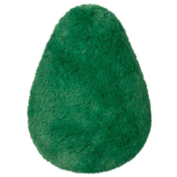 Back view of the plush. Shows that the back is plain green fluff.