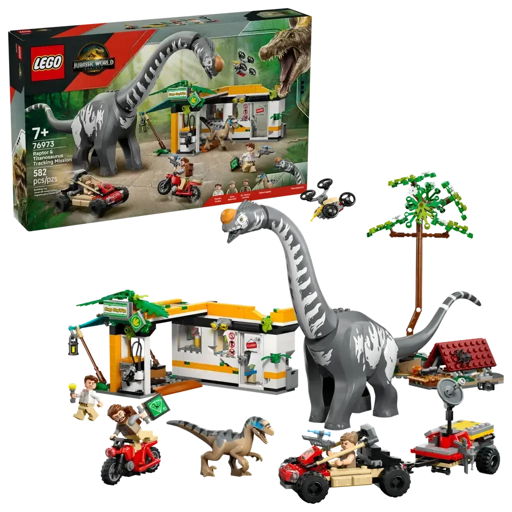 Raptor & Titanosaurus Tracking Mission-LEGO-The Red Balloon Toy Store