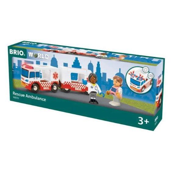 Rescue Ambulance Brio-The Red Balloon Toy Store-The Red Balloon Toy Store
