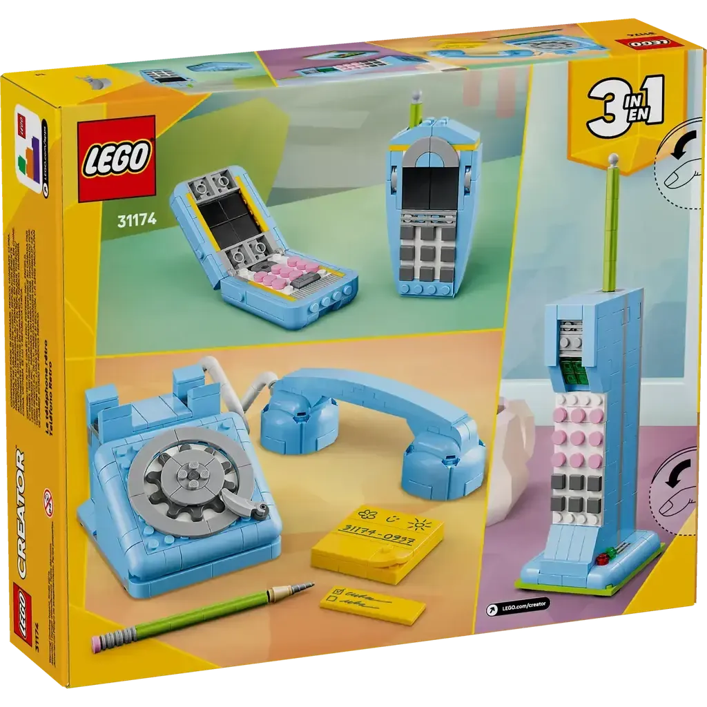 Retro Telephone-LEGO-The Red Balloon Toy Store