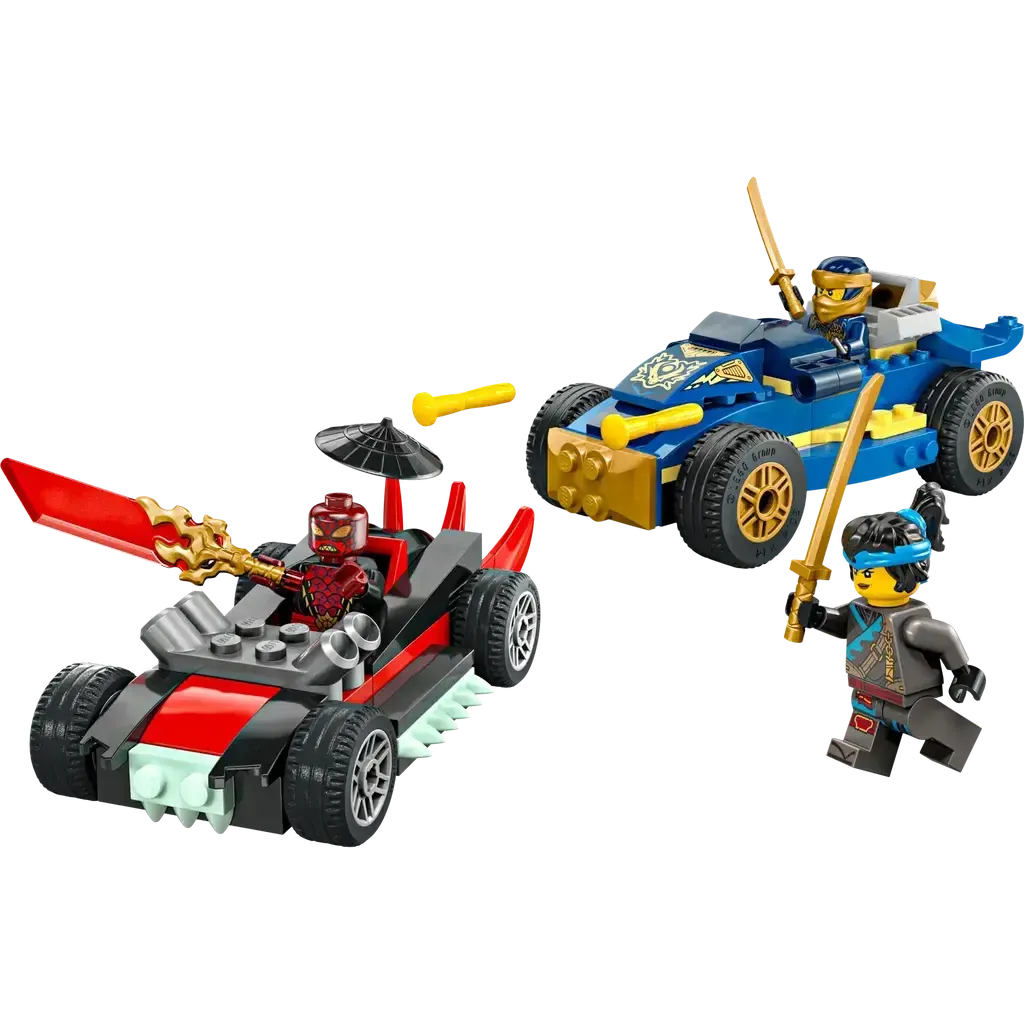 Rogue vs. Drix Race Car Duel-LEGO-The Red Balloon Toy Store