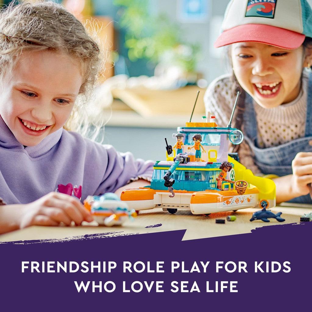 friendship role play for kids who love sea life