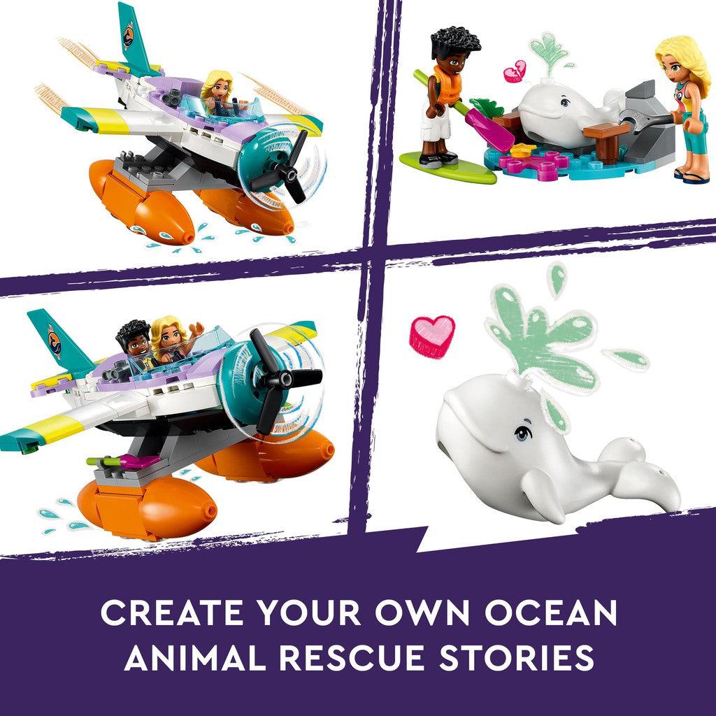 create your own ocean animal rescue stories