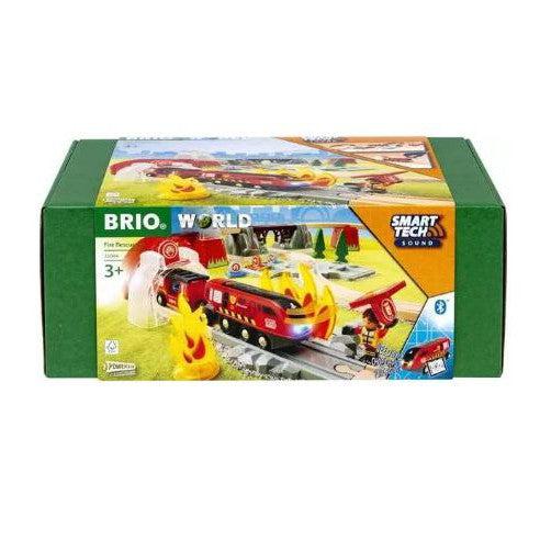 Smart Tech Fire Rescue Set Brio-The Red Balloon Toy Store-The Red Balloon Toy Store