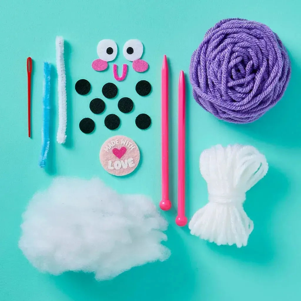 Snack Knit Boba Buddy-Bright Stripes-The Red Balloon Toy Store