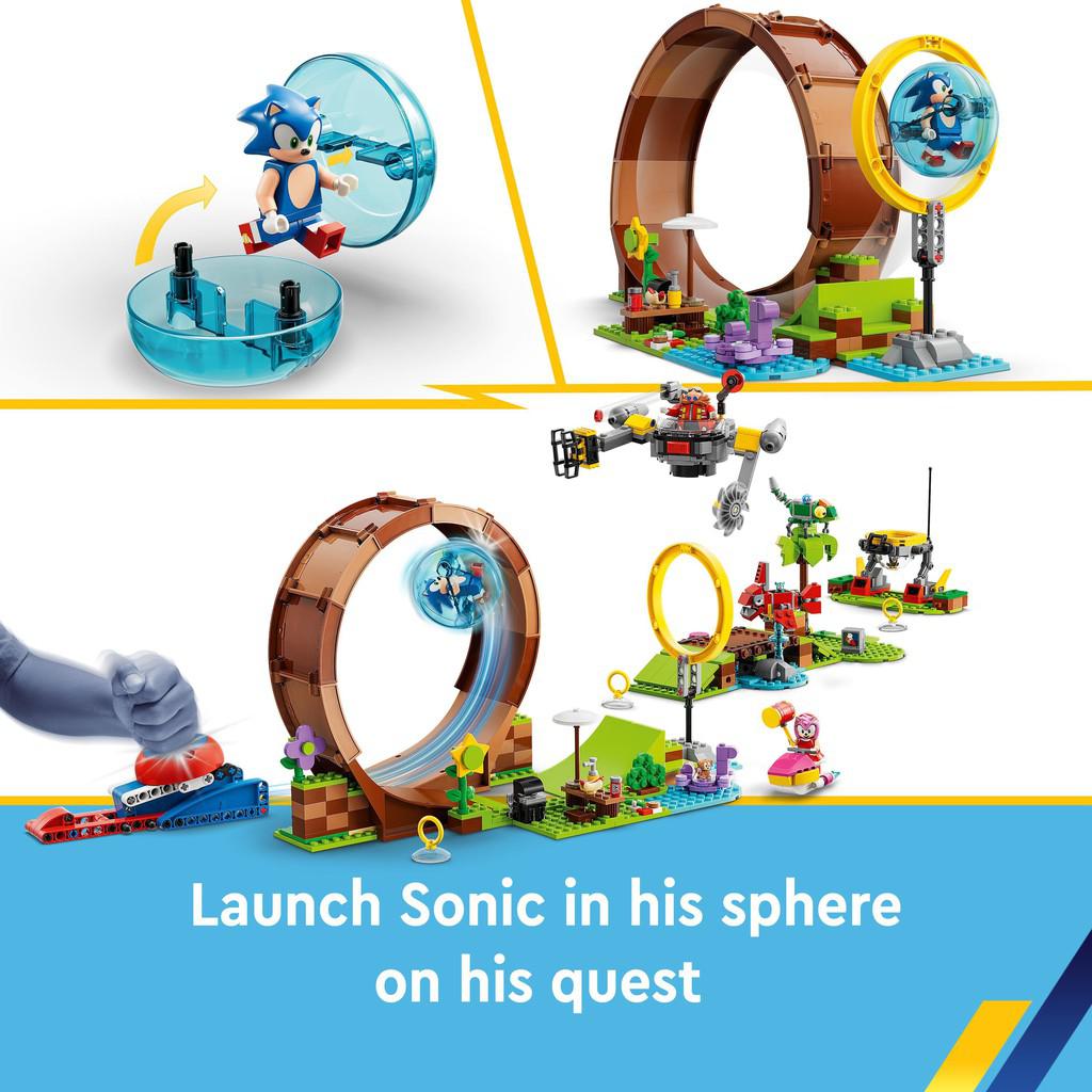 Launch sonic in his sphere on his quest