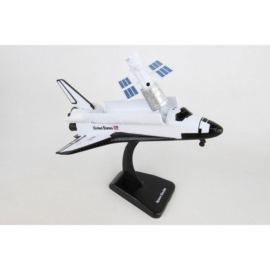 this image shows the shuttle in the set, its a lovely figure with a stand