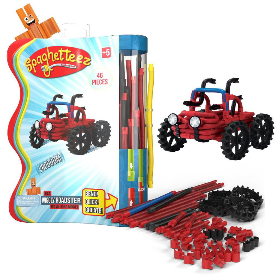 TOY'S & WIZ スカルプセット Spaghetteez - Wiggly Roadster - Mukikim – The Red Balloon Toy Store