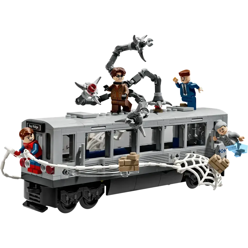 Spider-Man vs. Doc Ock Subway Train Scene-LEGO-The Red Balloon Toy Store