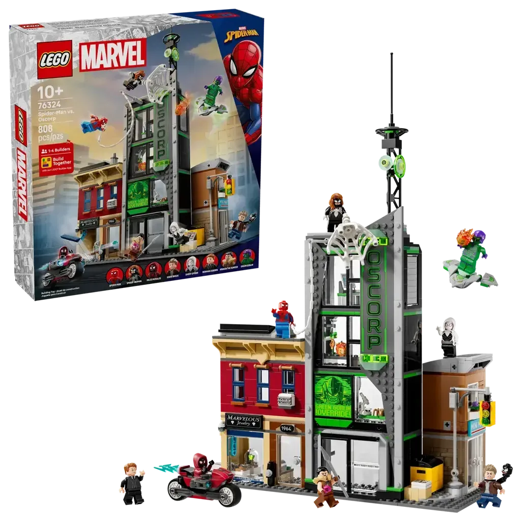 Spider-Man vs. Oscorp-LEGO-The Red Balloon Toy Store