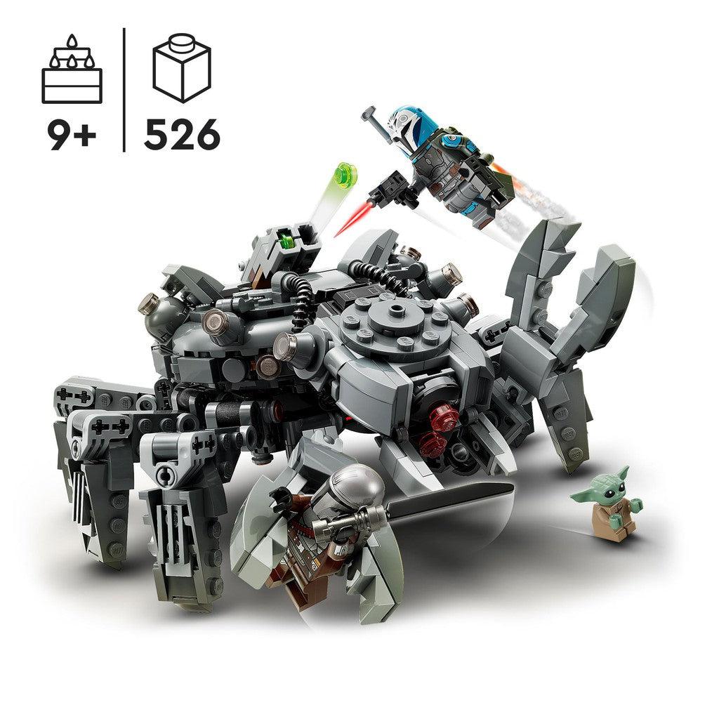 for ages 9+ with 526 LEGO pieces