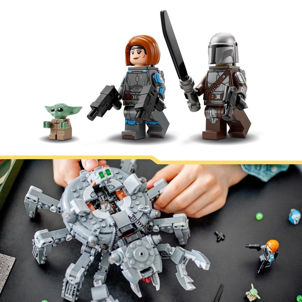 comes with 3 Star Wars minifigures