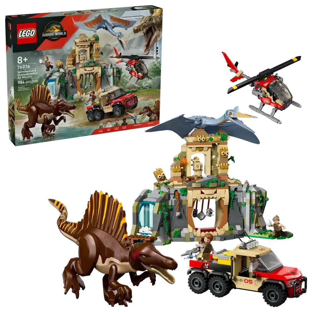Spinosaurus & Quetzalcoatlus Air Mission-LEGO-The Red Balloon Toy Store
