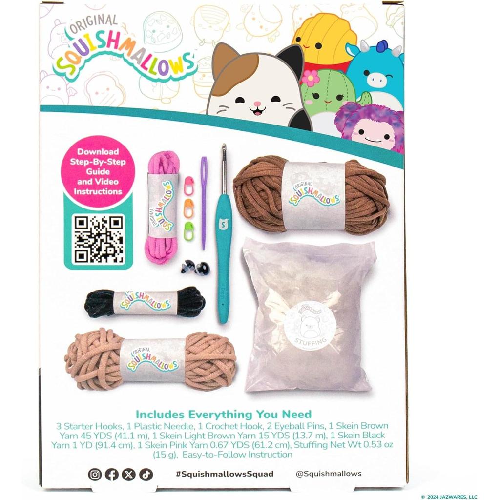 Squishmallow Crochet Kit - Omar-US Toy-The Red Balloon Toy Store