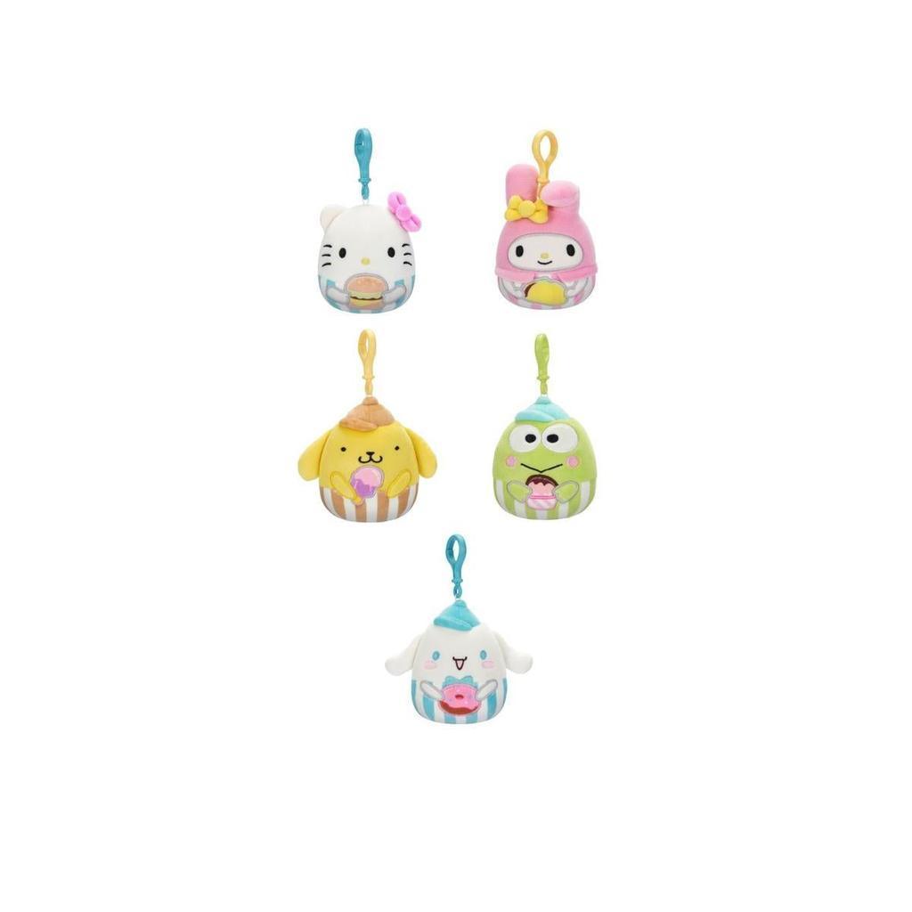 Squishmallows 3.5 Inch Plush Clip-On Hello Kitty Assortment-License 2 Play-The Red Balloon Toy Store