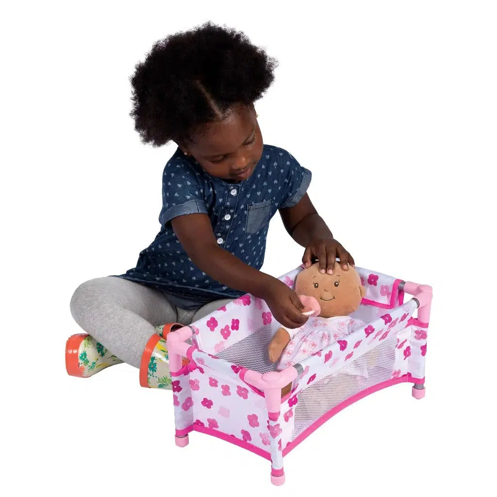 Stella Take Along Doll Crib-Manhattan Toy Company-The Red Balloon Toy Store