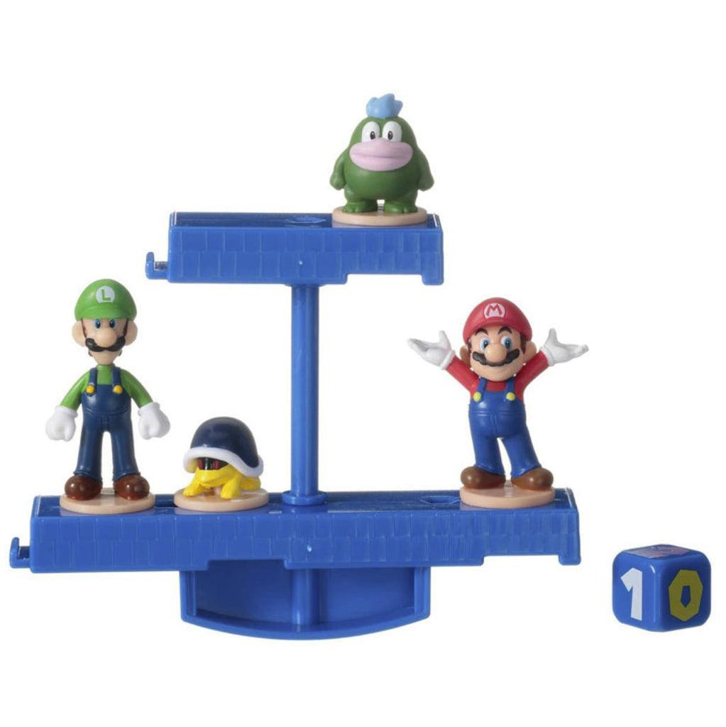 Image of the underground game. It is made from blue plastic and comes with Mario, Luigi, a buzzy beetle, and a spike.