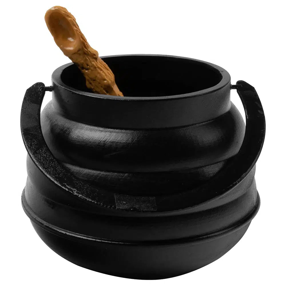 this image shows a magic cauldron to stir and create the potions. 