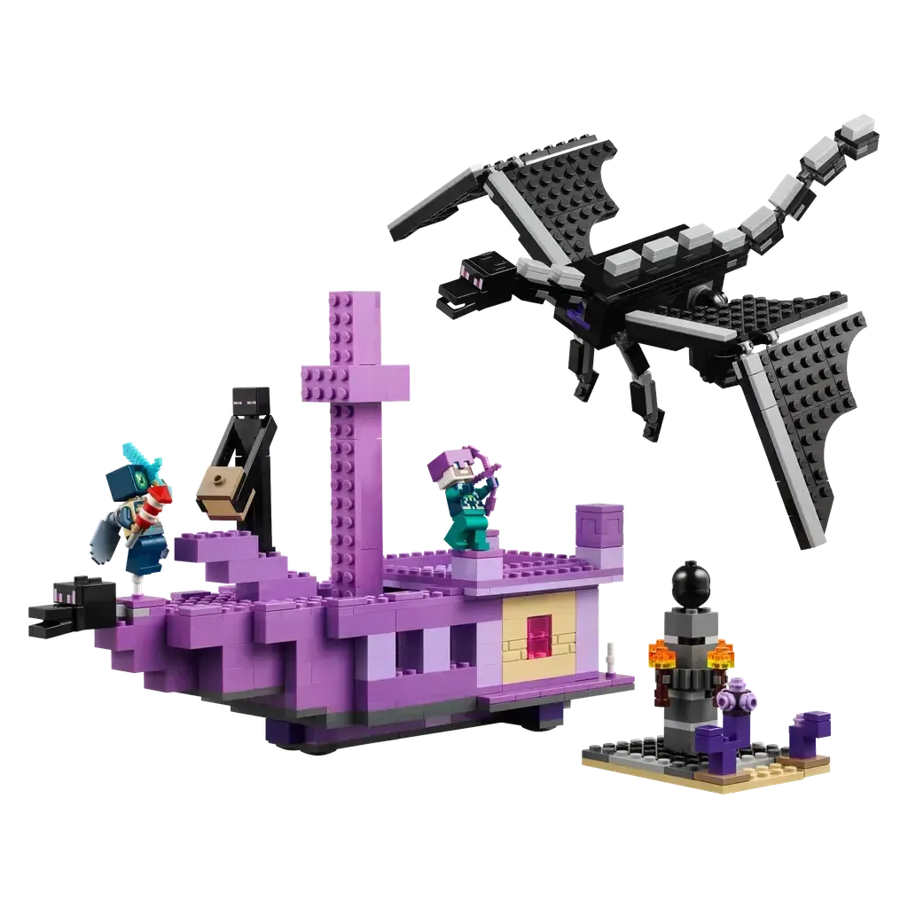 The Ender Dragon and End Ship-LEGO-The Red Balloon Toy Store