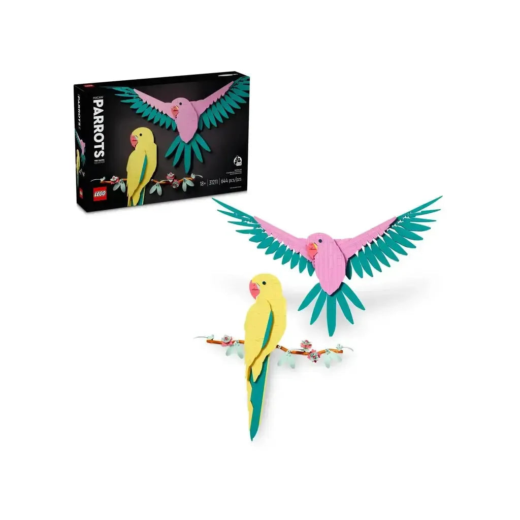 The Fauna Collection # Macaw Parrots-LEGO-The Red Balloon Toy Store