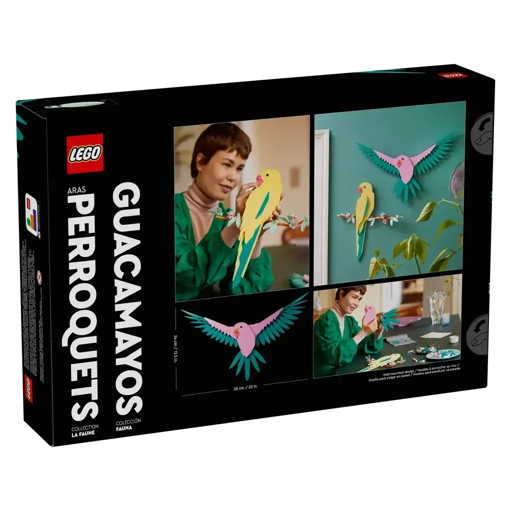 The Fauna Collection # Macaw Parrots-LEGO-The Red Balloon Toy Store