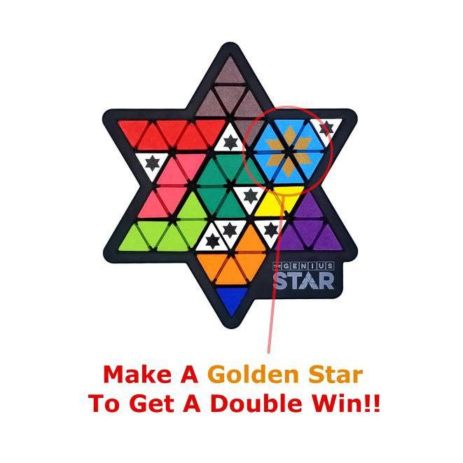 Shows that if you make a golden star in your solution, you get a double win.