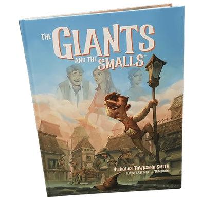 Image of the cover of the book. It is a scene of a Small looking off into the distance as he leans from a lamppost in a town square.