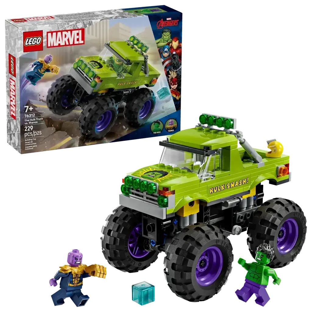 The Hulk Truck vs. Thanos-LEGO-The Red Balloon Toy Store