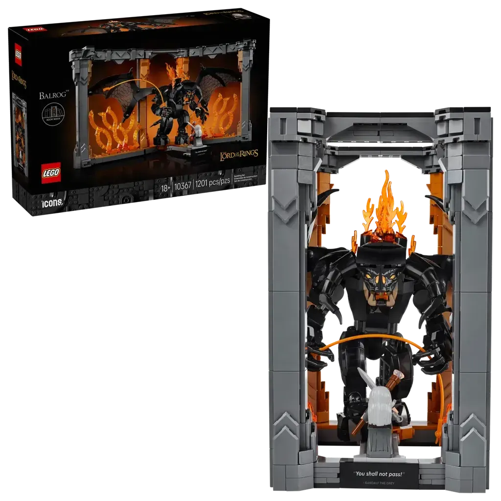 The Lord of the Rings: Balrog Book Nook-LEGO-The Red Balloon Toy Store