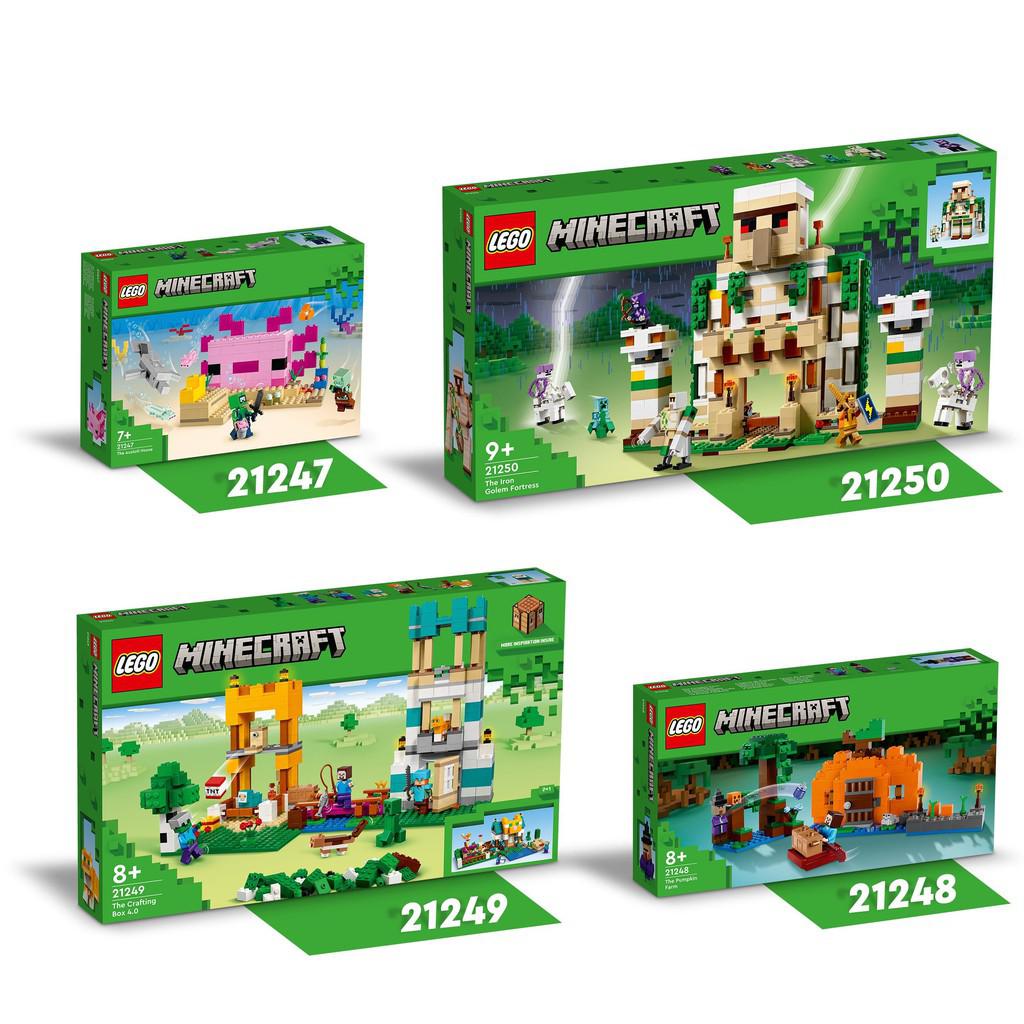 other Minecraft sets include 21247 21250 21249