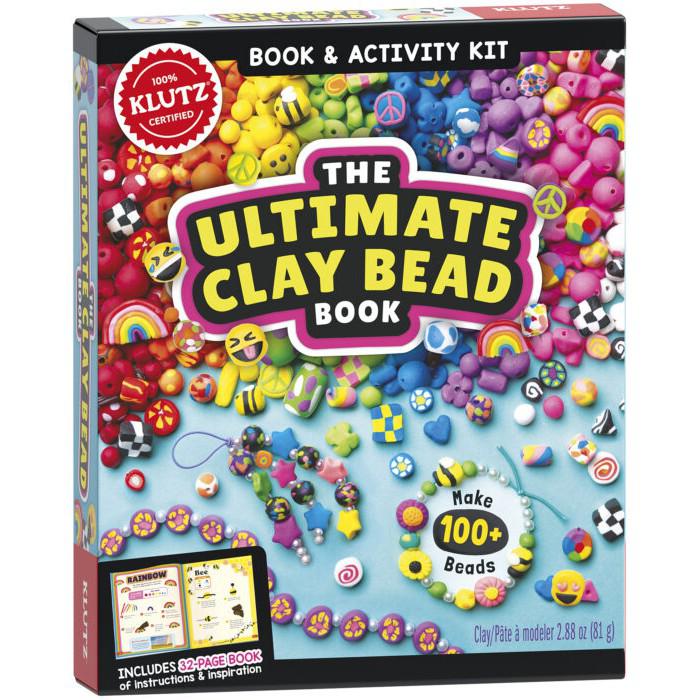 this image shows the clay bead book! make 100+ beads in this book out of clay
